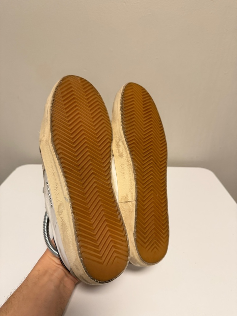 GGDB Golden Goose Super-Star Suede Star and Black Heel Tab Women’s EU 39 US 9 - Picture 7 of 15